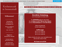 Tablet Screenshot of kirchenmusik-immenstadt.de